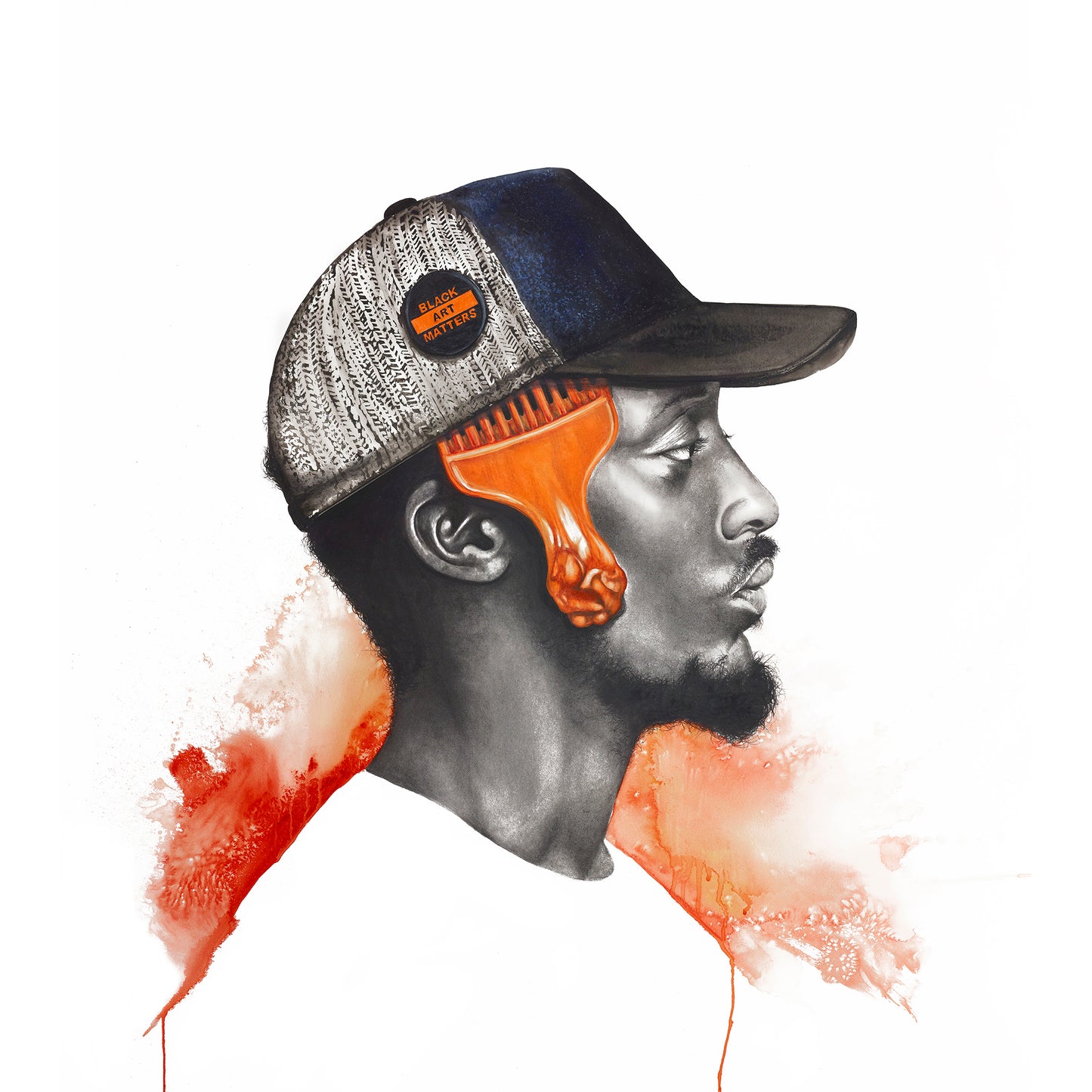 ONE LOVE Black Art Matters Giclee Print- Open Edition Larger