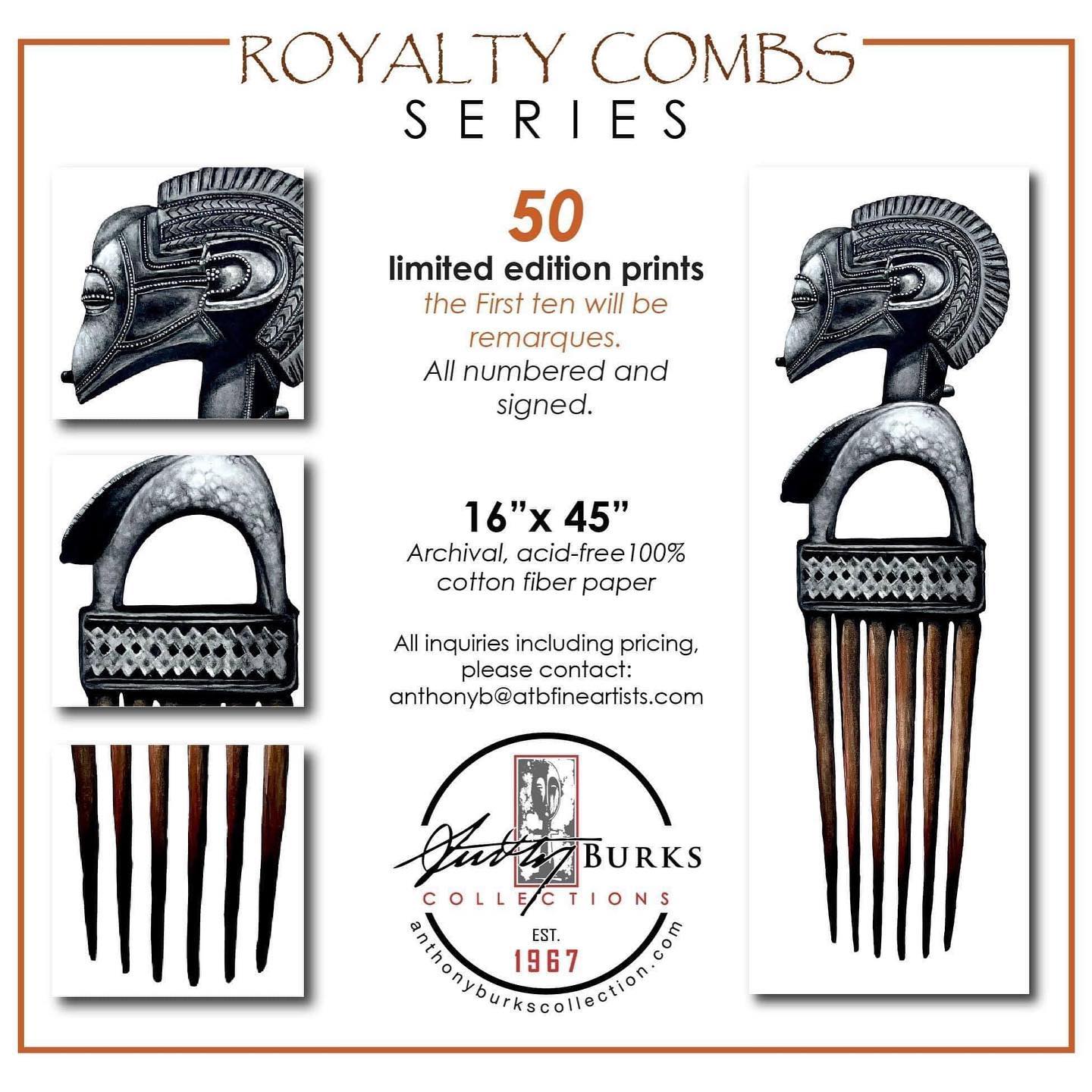 Royalty Combs Strength Limited Edition Giclee Print