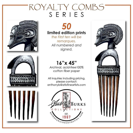 Royalty Combs Strength Limited Edition Giclee Print