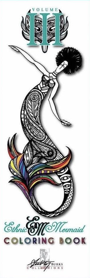 Ethnic Mermaids Coloring Book